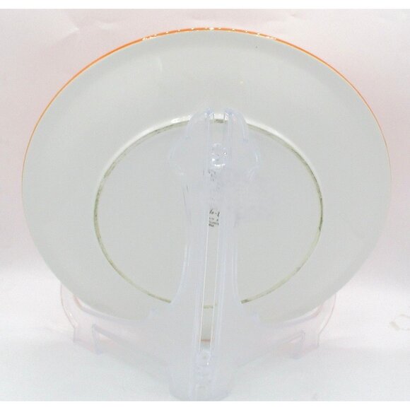 Style-Eyes By Baum Bros Jack-O-Lantern 12" Orange Ceramic Plate Halloween Decor - Picture 4 of 4